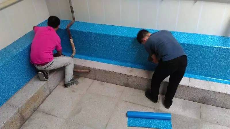 泳池瓷磚改造施工選擇防水膠膜如何安裝